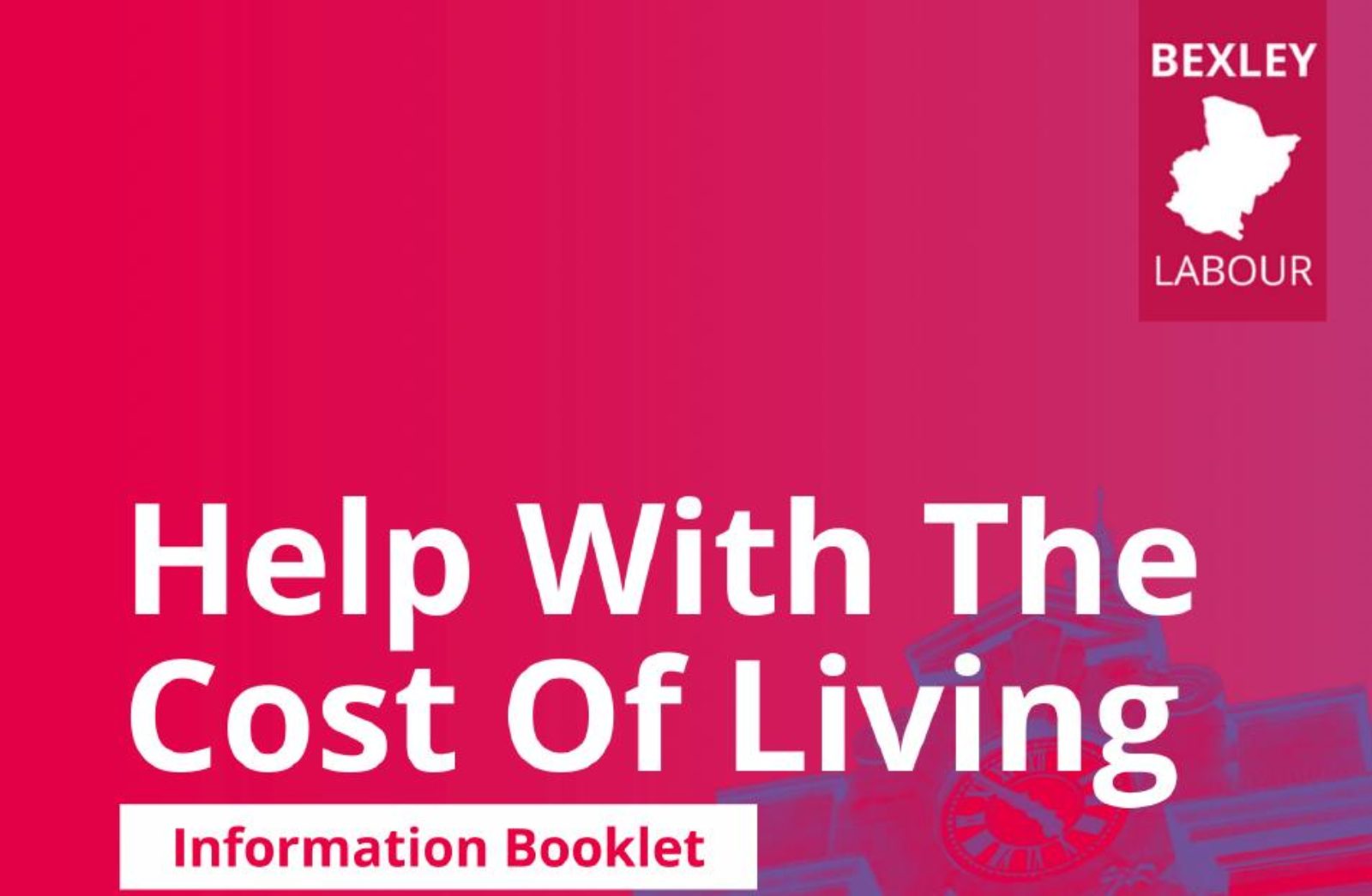 Help with the cost of living booklet